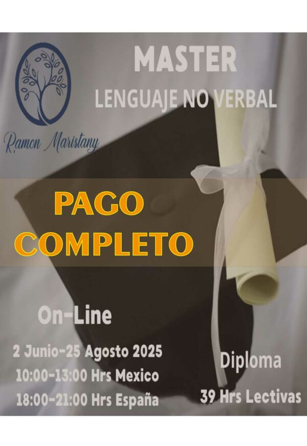 MASTER EN LENGUAJE NO VERBAL