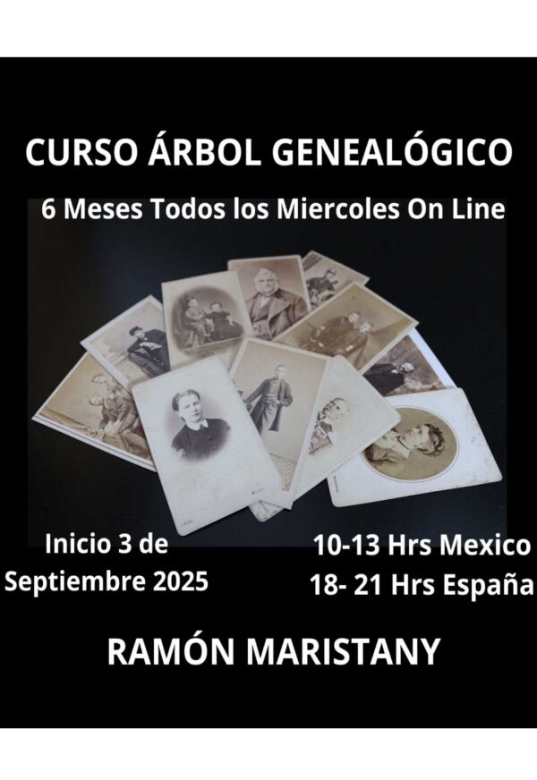 CURSO ÁRBOL GENEALÓGICO  03 de Setiembre  2025